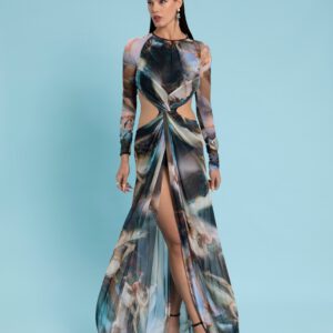 VESTIDO APHRODITE ESTAMPA SIRENS