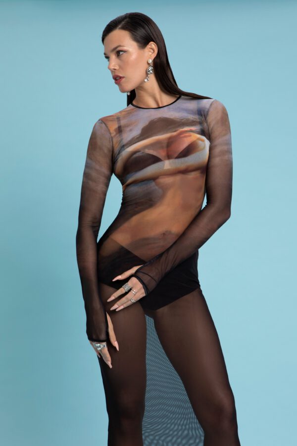 VESTIDO MINERVA ESTAMPA VÊNUS - Image 4