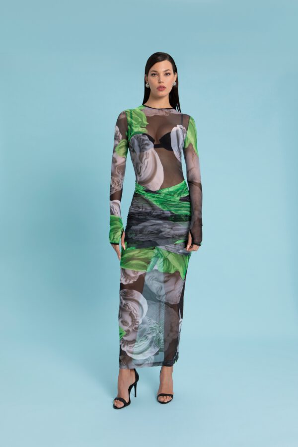 VESTIDO SELENE ESTAMPA ATHENAS
