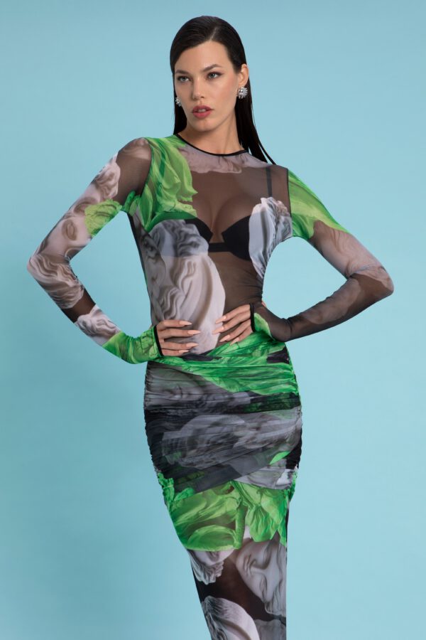 VESTIDO SELENE ESTAMPA ATHENAS - Image 3