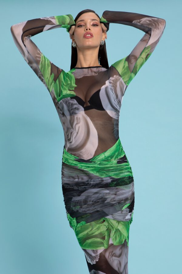 VESTIDO SELENE ESTAMPA ATHENAS - Image 4
