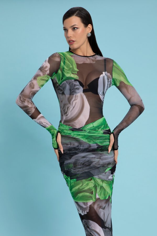 VESTIDO SELENE ESTAMPA ATHENAS - Image 5